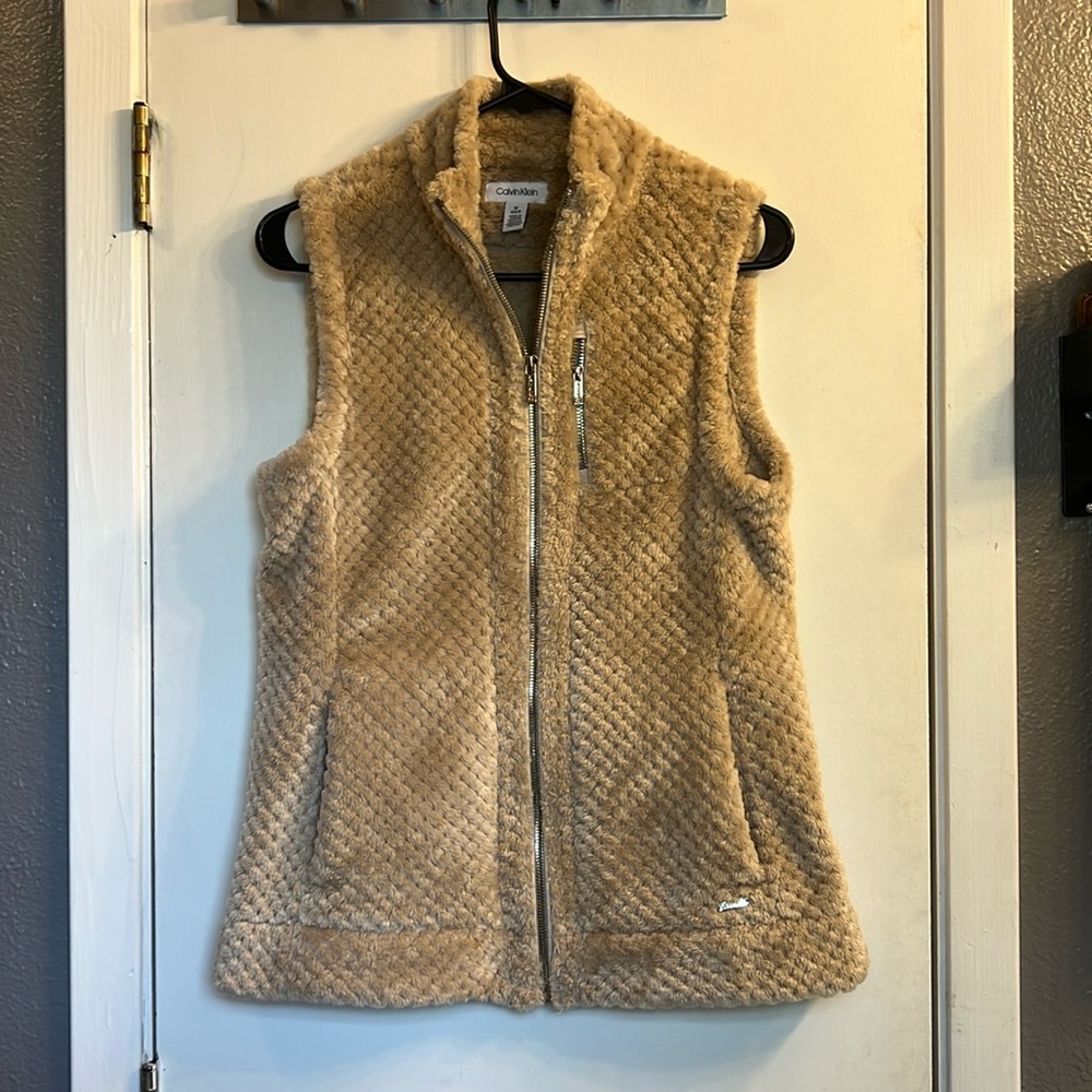 Fleece Calvin Klein Vest size small